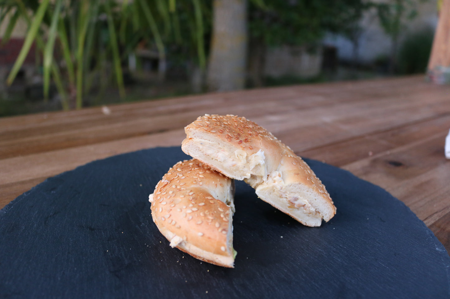 Halbe Bagels - Dattelcreme