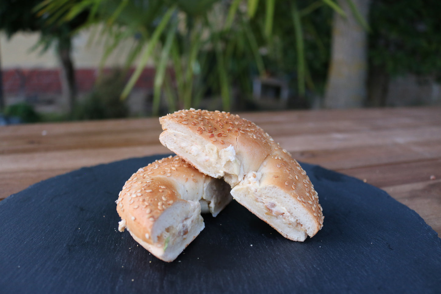 Halbe Bagels - Dattelcreme