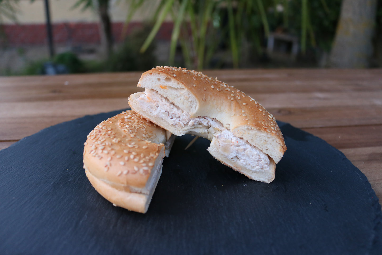 Halbe Bagels - Walnussfrischkäse