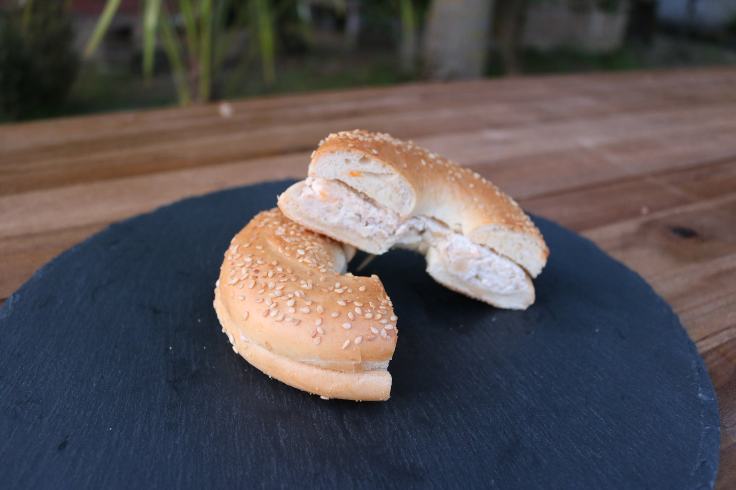 Halbe Bagels - Walnussfrischkäse
