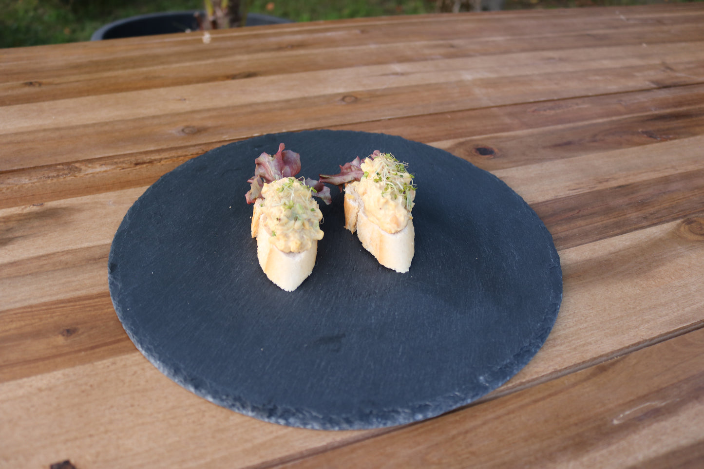 Bild von Canapes - Kichererbsensalat I Kresse