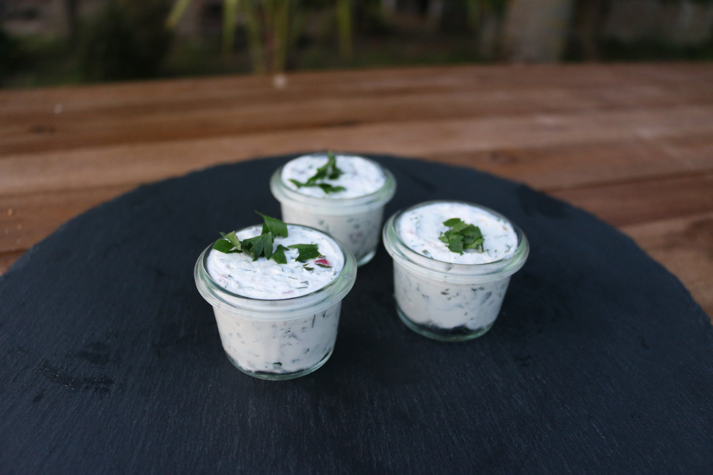Hausgemachte Dips - Kräuterfrischkäse