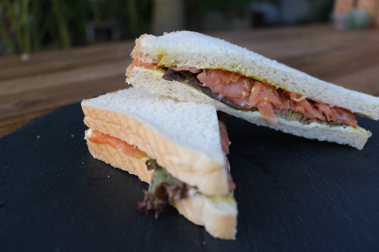 Bild von Sandwiches - Lachs I Honig-Dill-Soße I Frischkäse I Salat