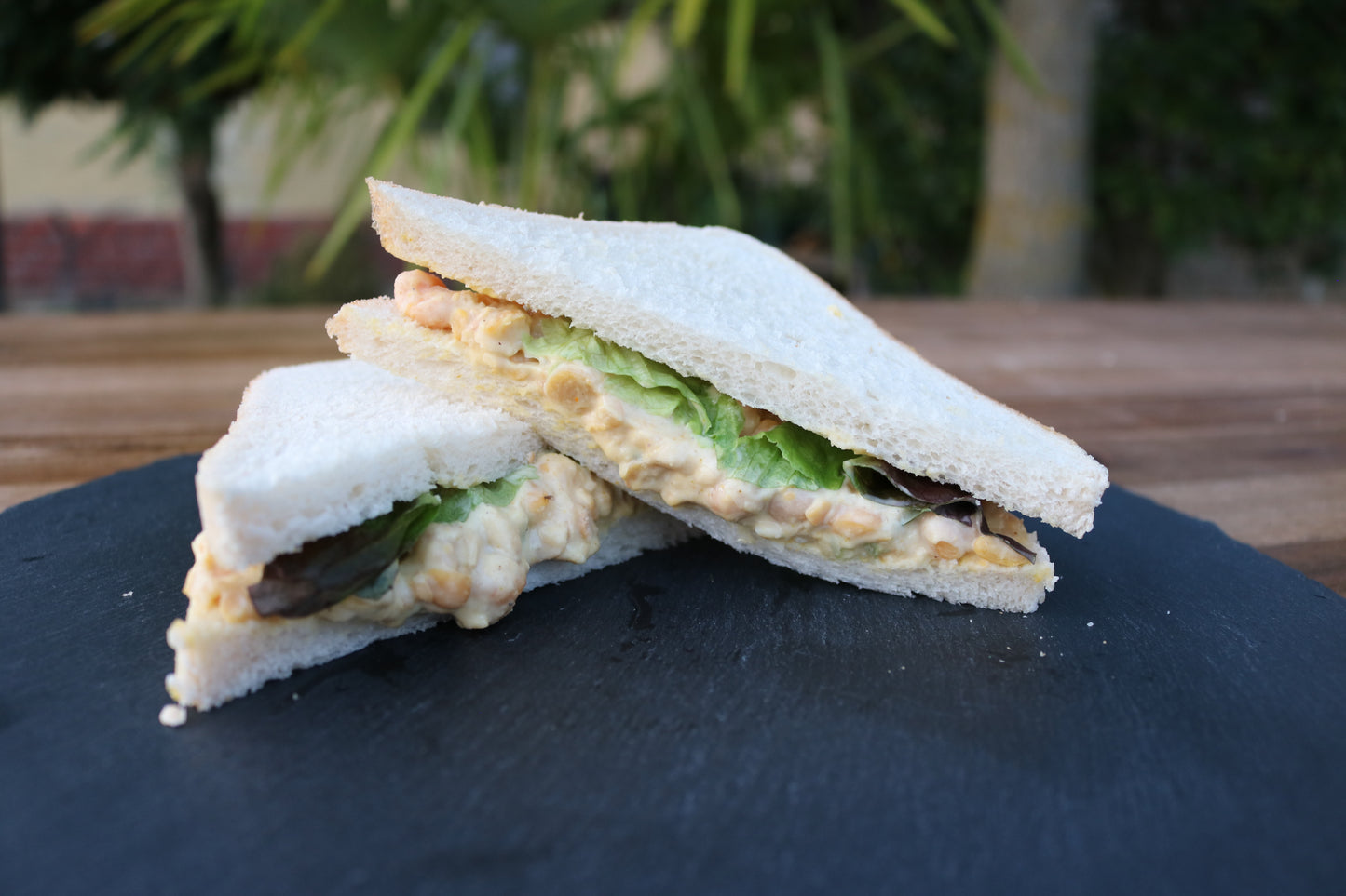 Bild von Sandwiches - Kichererbsensalat I Kresse I Salat