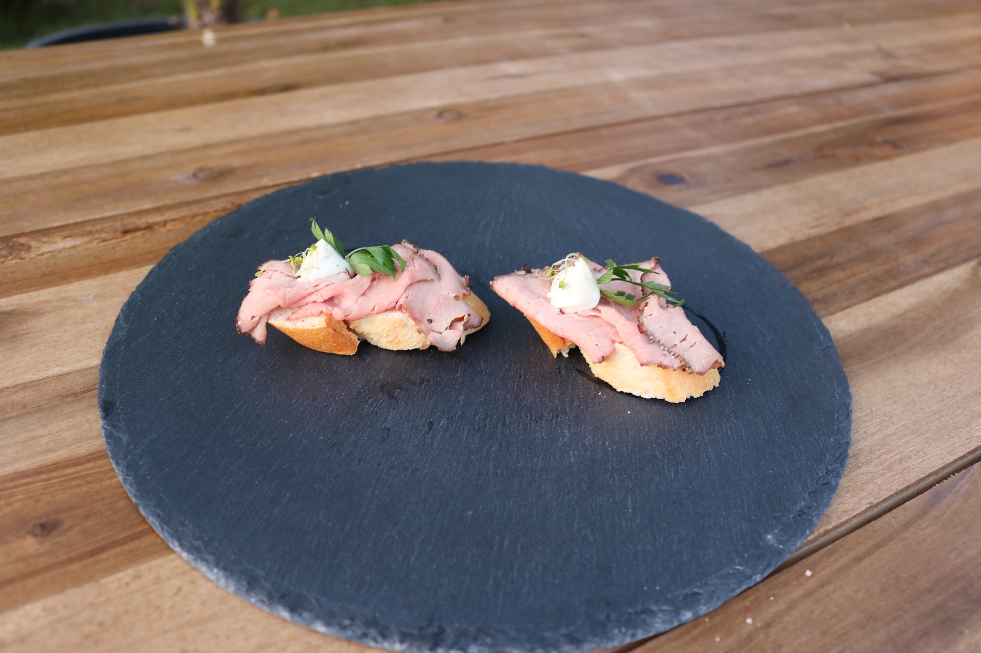Bild von Canapes - Roastbeef I Remoulade
