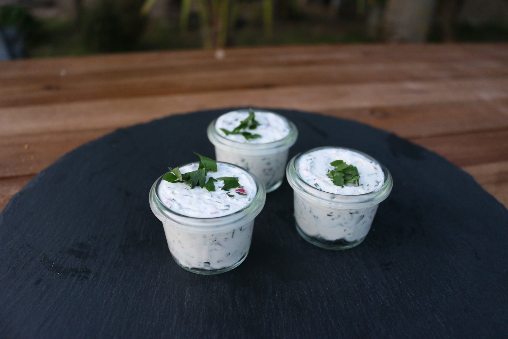 Bild von Hausgemachte Dips - Kräuterfrischkäse